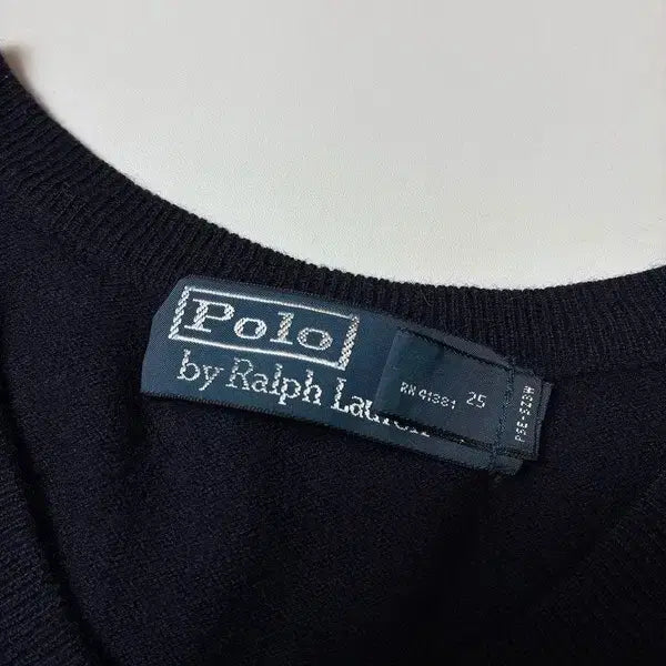 [BUNJANG] Polo Ralph Lauren Merino Wool V-Neck Knit Sweater / 폴로 랄프로렌 메리노울 브이넥 니트 PN8400