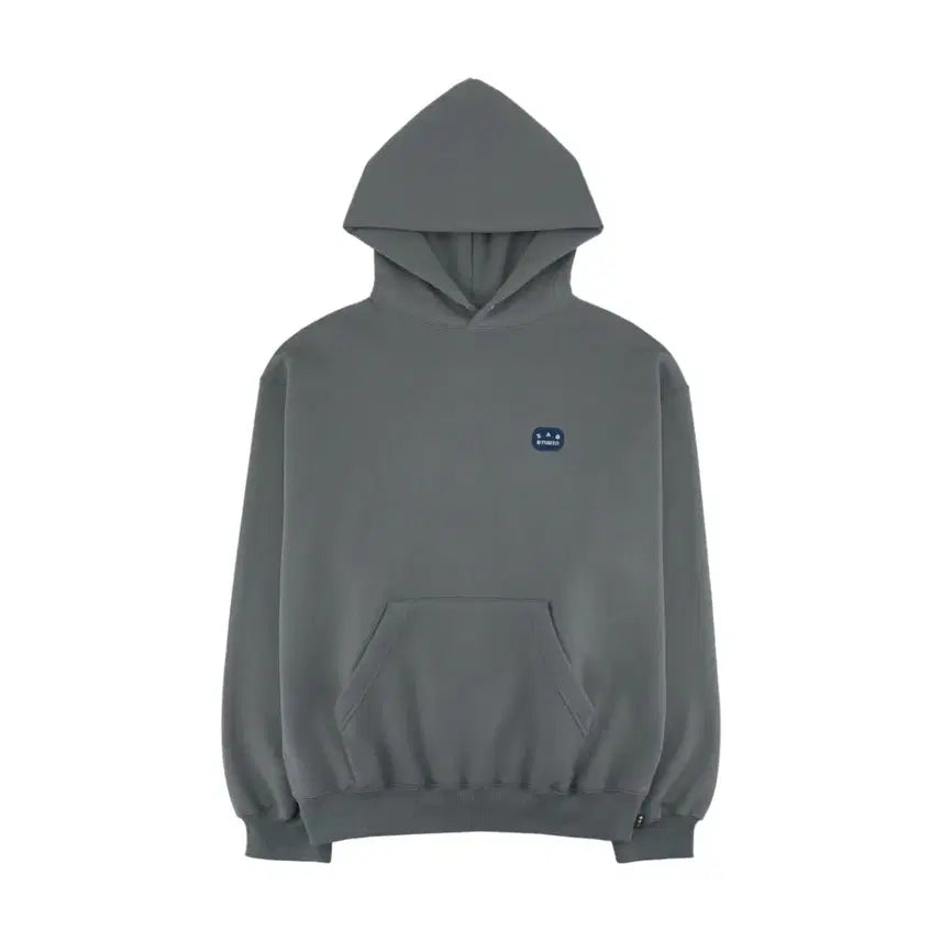 [BUNJANG] IAB Studio Patch Hoodie Gray M / M (새상품) 아이앱 스튜디오 아이앱 패치 후디 그레이