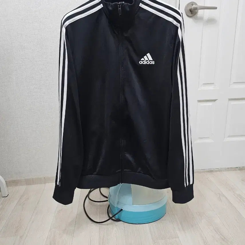 [BUNJANG] Adidas Essential 3-Stripe Track Top Jacket / (100)L 초대장급 아디다스 에센셜 3st [검흰] 트랙탑져지
