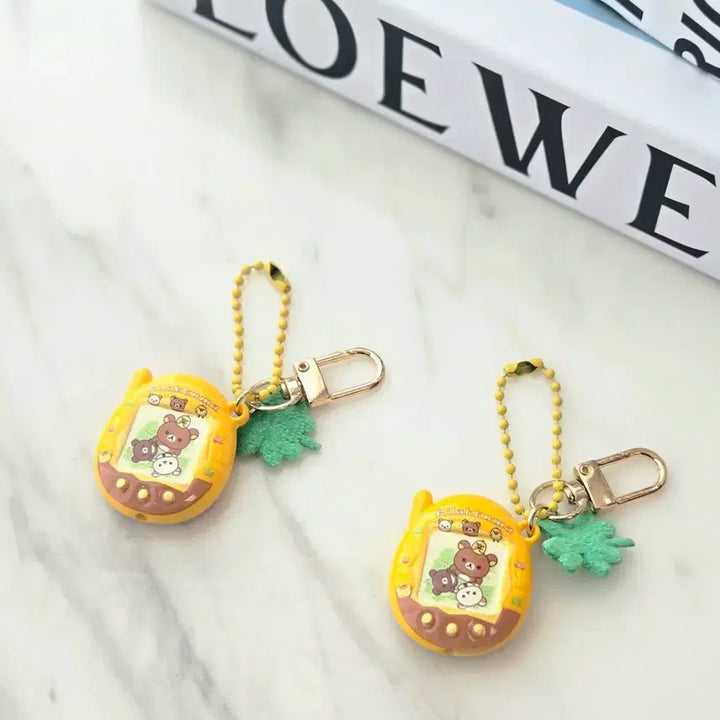 [BUNJANG] Rilakkuma Tamagotchi Keyring Strap / 리락쿠마키링