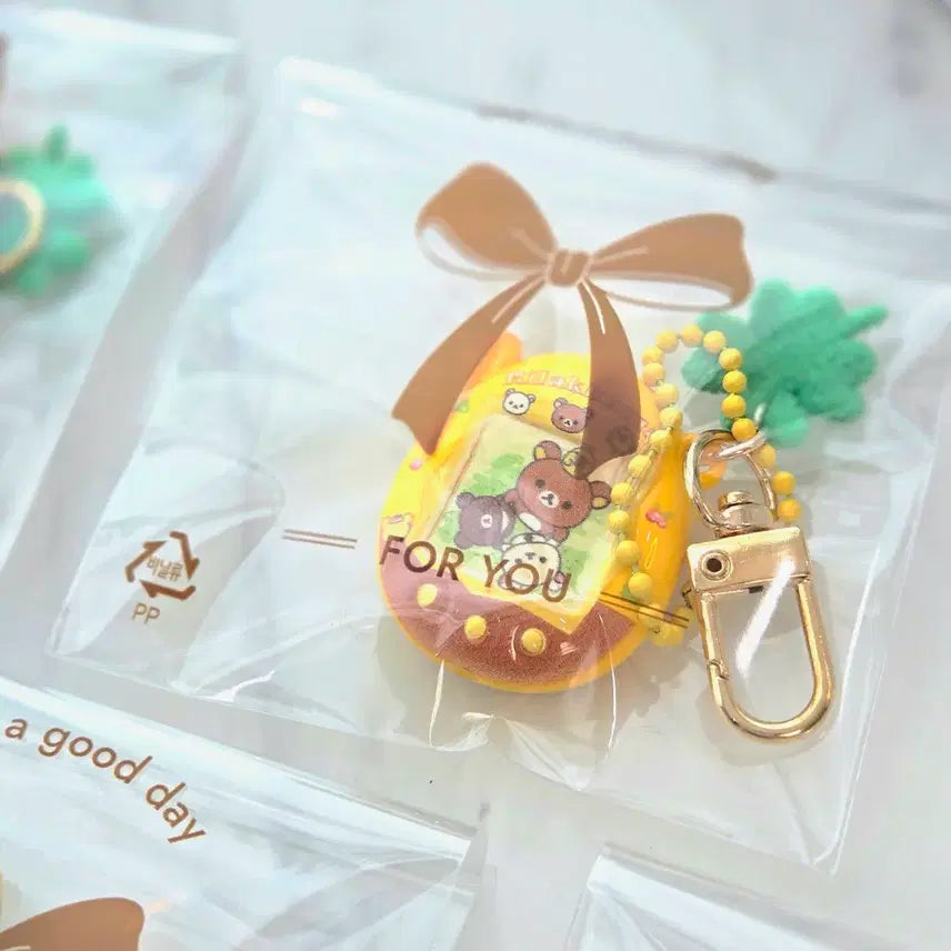 [BUNJANG] Rilakkuma Tamagotchi Keyring Strap / 리락쿠마키링
