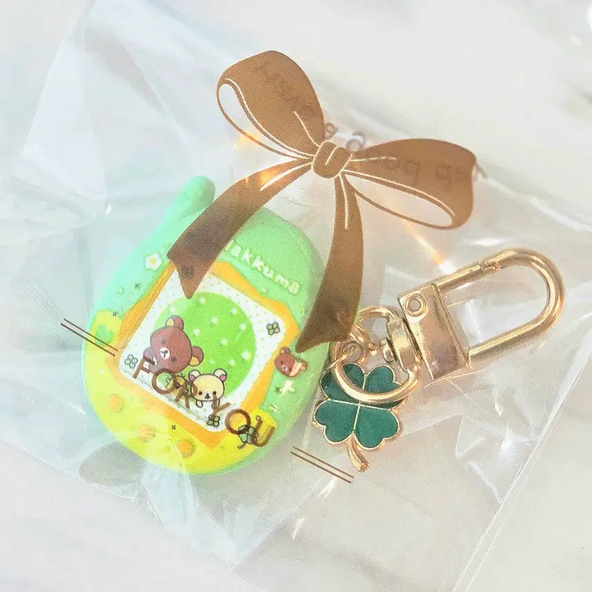 [BUNJANG] Rilakkuma Tamagotchi Keyring Strap / 리락쿠마키링