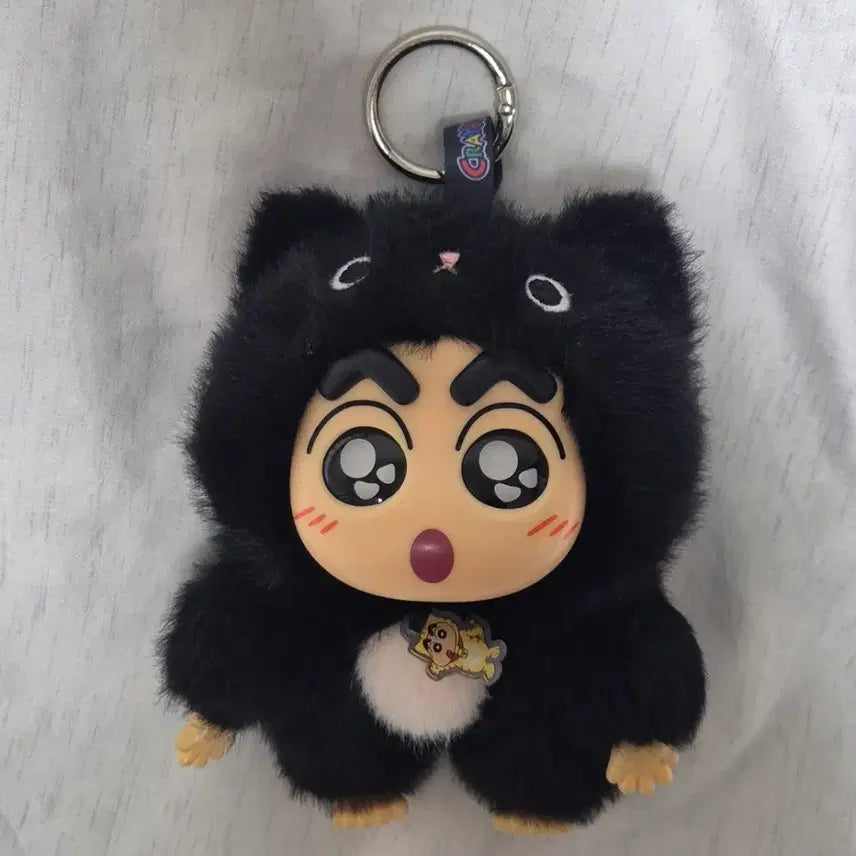 [BUNJANG] Crayon Shin-chan Rabbubu Black Figure / 짱구 라부부 검정 (정품)