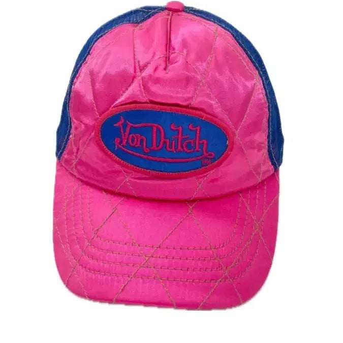 [BUNJANG] Von Dutch Pink Quilted Ball Cap / 본더치