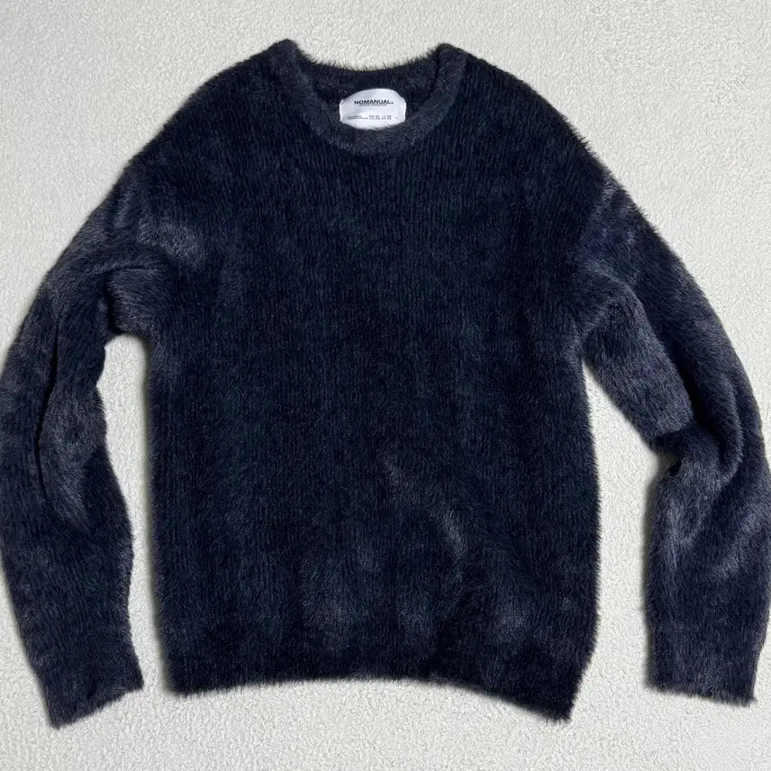 [BUNJANG] No.Manual Dark Navy Knit Sweater / 노매뉴얼 니트