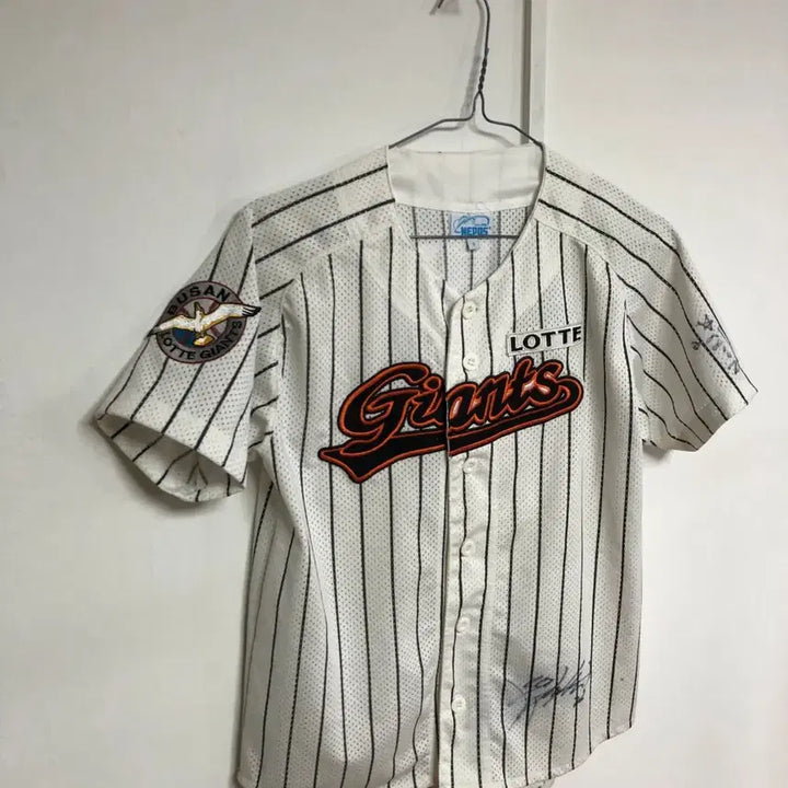 [BUNJANG] Lotte Giants Youth Baseball Uniform / 롯데자이언츠 아동 야구 유니폼 9세@9986