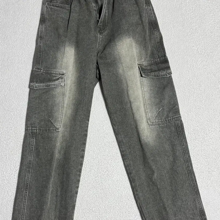[BUNJANG] Unoutfit Denim Cargo Pants / 언아웃핏 데님