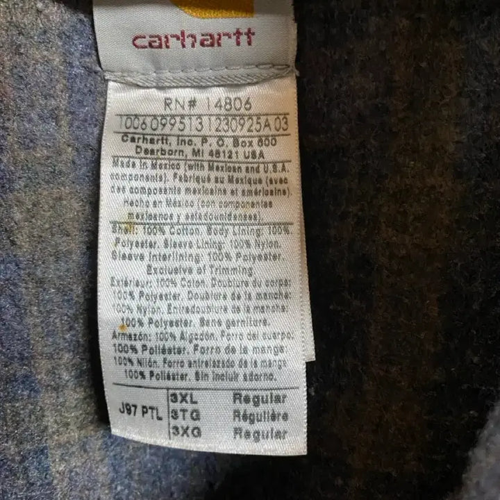[BUNJANG] Carhartt J97 PTL Detroit Work Jacket / 빈티지 칼하트 J97 PTL 3XL-R 디트로이트 워크자켓