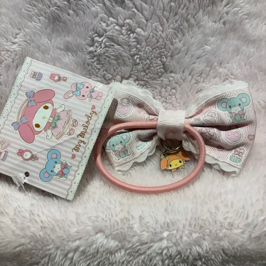 [BUNJANG] My Melody 2014 Ribbon Hair Tie / 2014 마이멜로디 고전 리본 머리끈