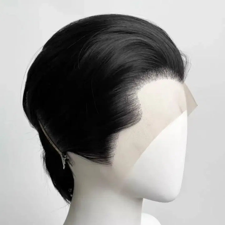 [SOLD OUT] 레이스프론트 숏컷 흑발 코스프레 가발