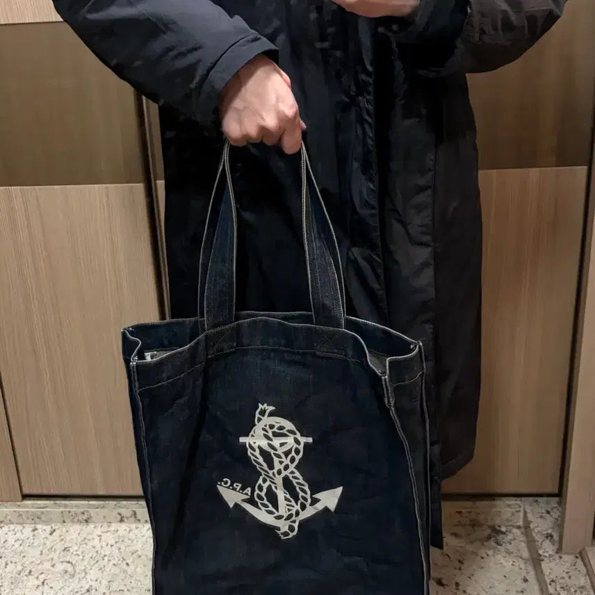[BUNJANG] APC Denim Tote Bag / APC 데님 토트백
