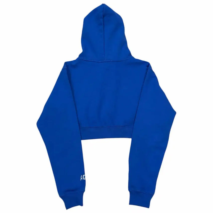 [BUNJANG] Born to Win AGP Crop Hoodie Blue / 본투윈 AGP 크롭 후드티 블루 1