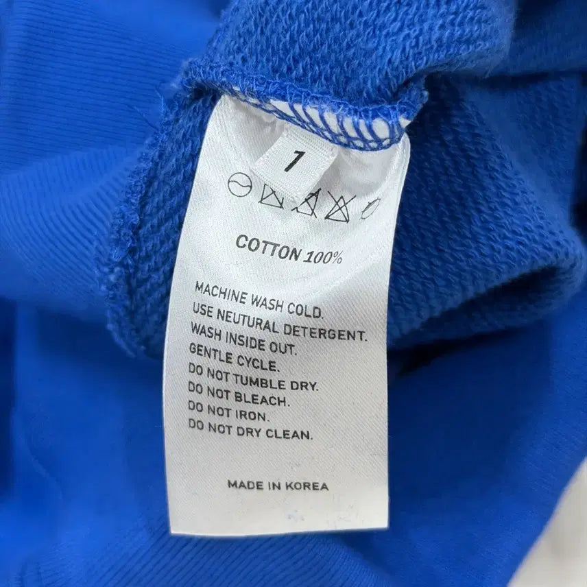 [BUNJANG] Born to Win AGP Crop Hoodie Blue / 본투윈 AGP 크롭 후드티 블루 1