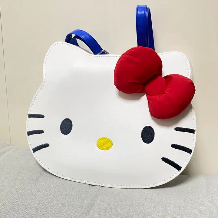 [BUNJANG] Hello Kitty Leather Face Backpack / [새상품] 헬로키티 얼굴 가죽백팩