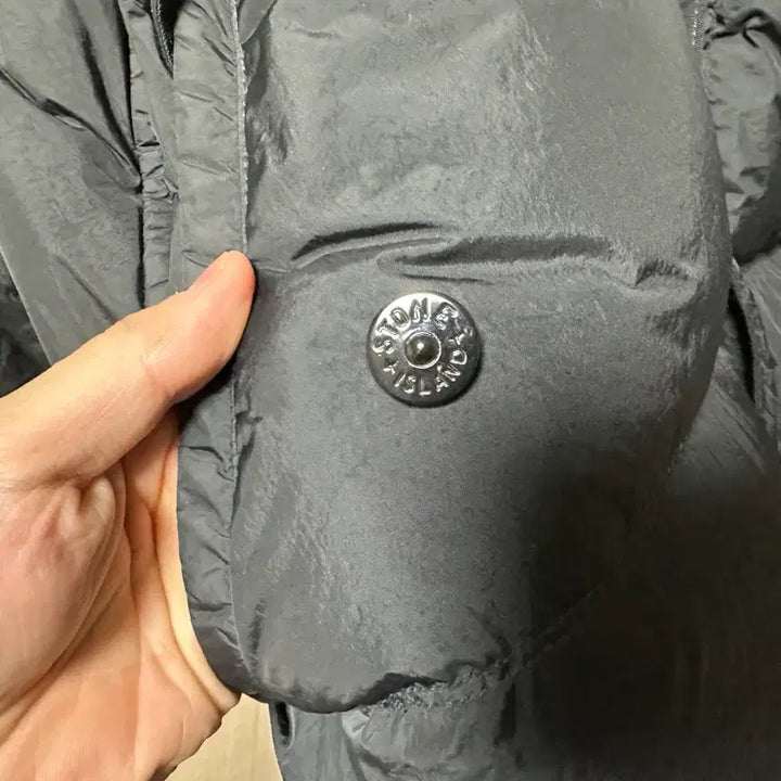 [BUNJANG] Stone Island Garment Dyed Crinkle Reps 24FW Jacket / 스톤 아일랜드 가먼트 다이드 블랙 크링클랩스 24fw xxl 판매합니다.