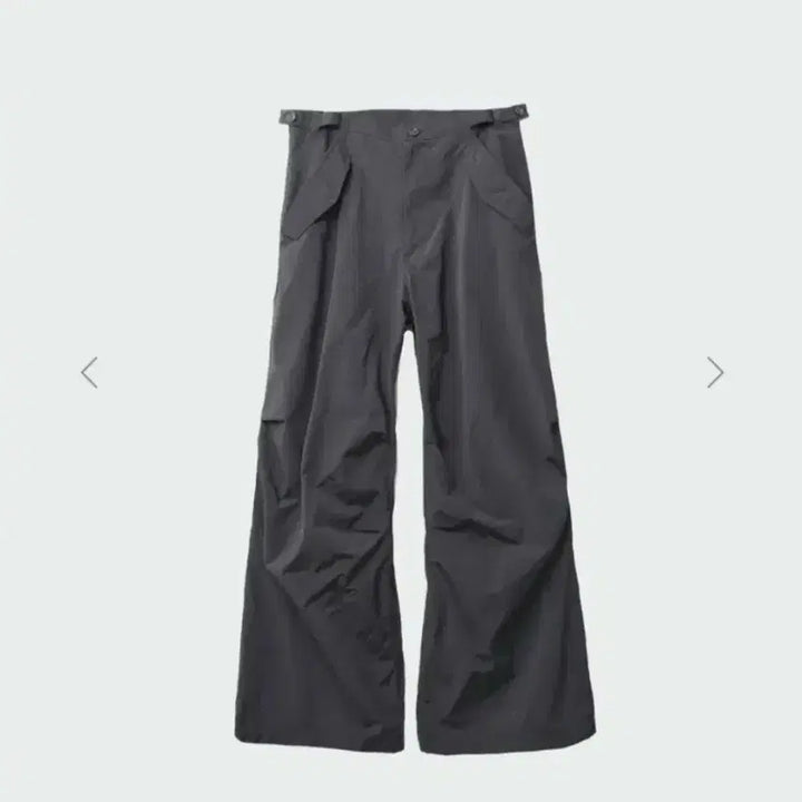 [BUNJANG] 999 Humanity Nylon Parage Pants Washed Black / 999휴머니티 나일론 파라이지팬츠 워시드블랙