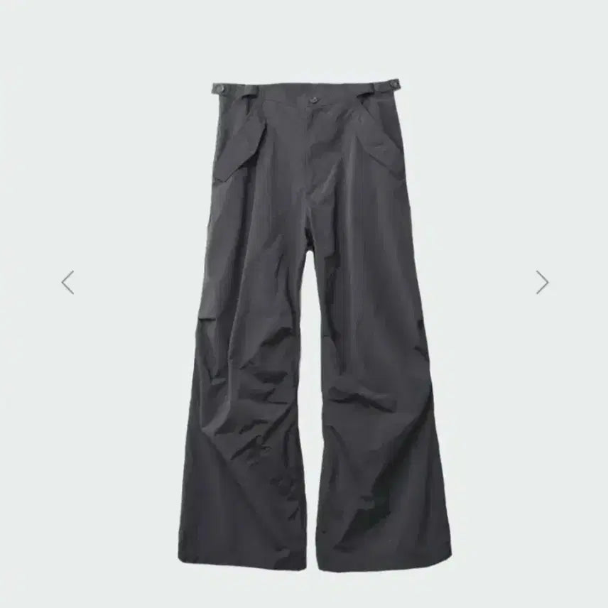 [BUNJANG] 999 Humanity Nylon Parage Pants Washed Black / 999휴머니티 나일론 파라이지팬츠 워시드블랙