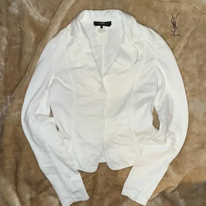 [BUNJANG] Max Mara Weekend White Jersey Cardigan Jacket (S) / Max Mara (weekend) 화이트 저지 가디건형 자켓 S