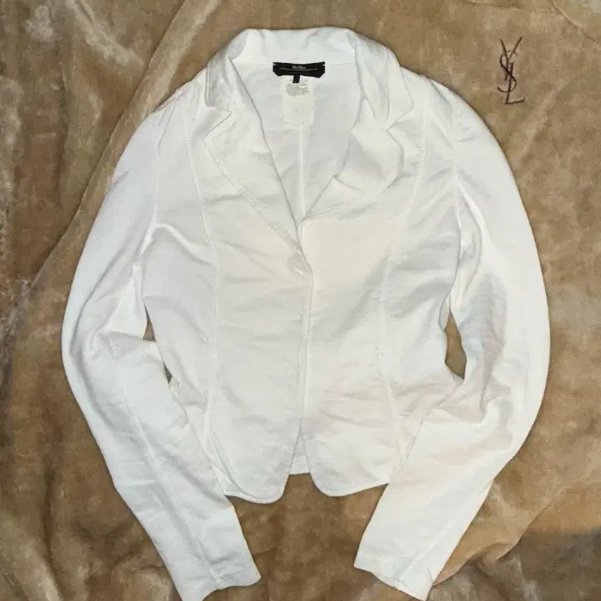 [BUNJANG] Max Mara Weekend White Jersey Cardigan Jacket (S) / Max Mara (weekend) 화이트 저지 가디건형 자켓 S