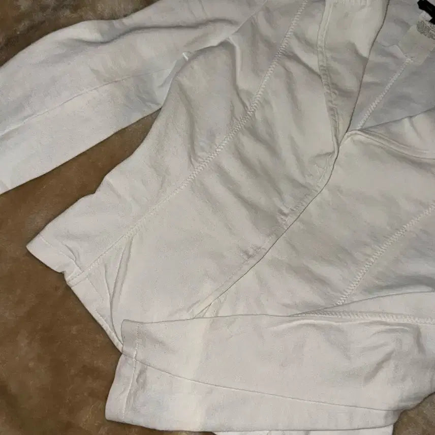 [BUNJANG] Max Mara Weekend White Jersey Cardigan Jacket (S) / Max Mara (weekend) 화이트 저지 가디건형 자켓 S