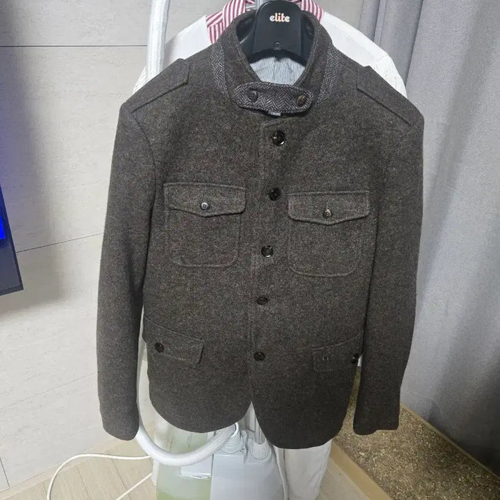 [SOLD OUT] 헤지스 브라운 모직 남성 자켓