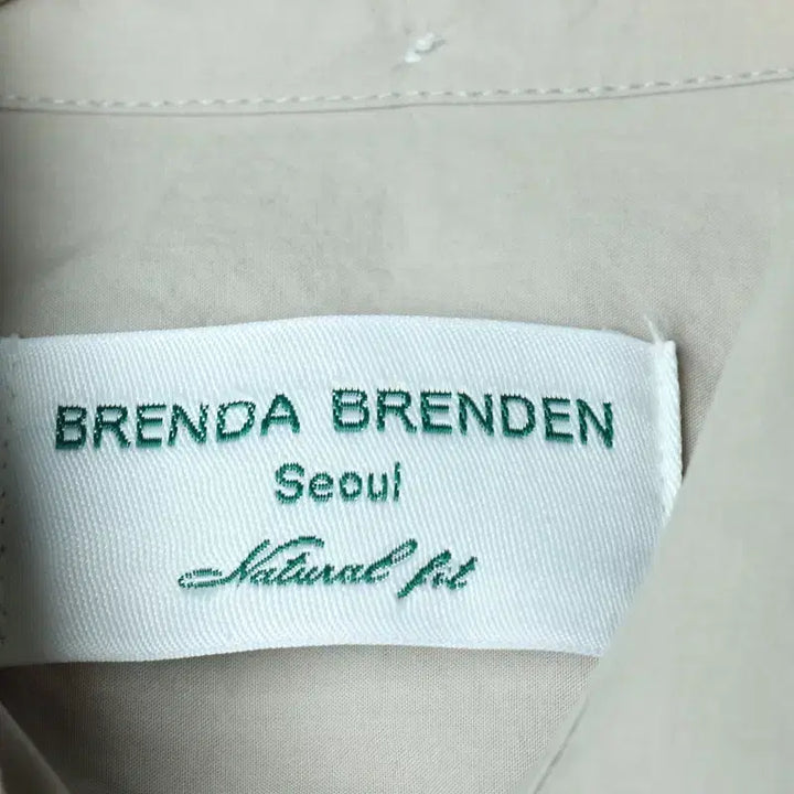 [BUNJANG] W(F) Brenda Brendon Solid Shirt / W(F) 브렌다브렌든 셔츠 남방 우븐 무지 샌드 솔리드-175FC