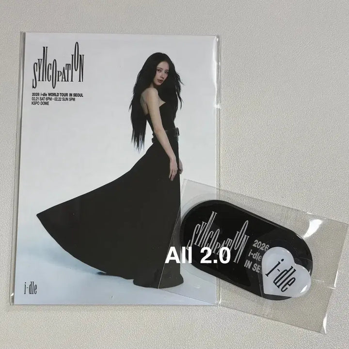 [BUNJANG] (G)I-DLE Concert Postcard &amp; Magnet Set / 아이들 콘서트 엽서 자석