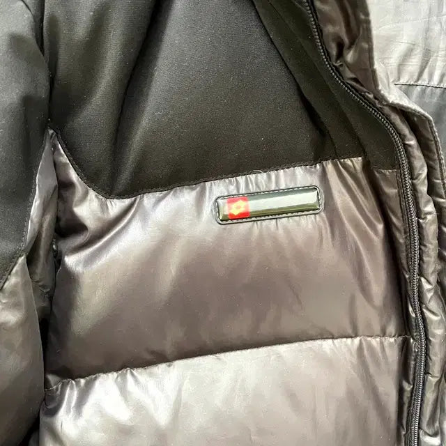 [BUNJANG] Lotto Dark Gray Padded Hooded Jumper / lotto 로또 다크그레이 패딩 후드 점퍼
