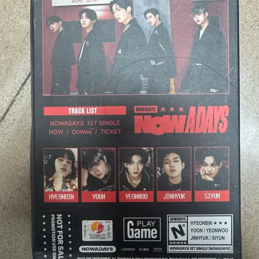 [BUNJANG] NOWADAYS NOWS Autographed Album / 비매 나우어데이즈 나우즈 친필 싸인 사인 앨범 nowadays