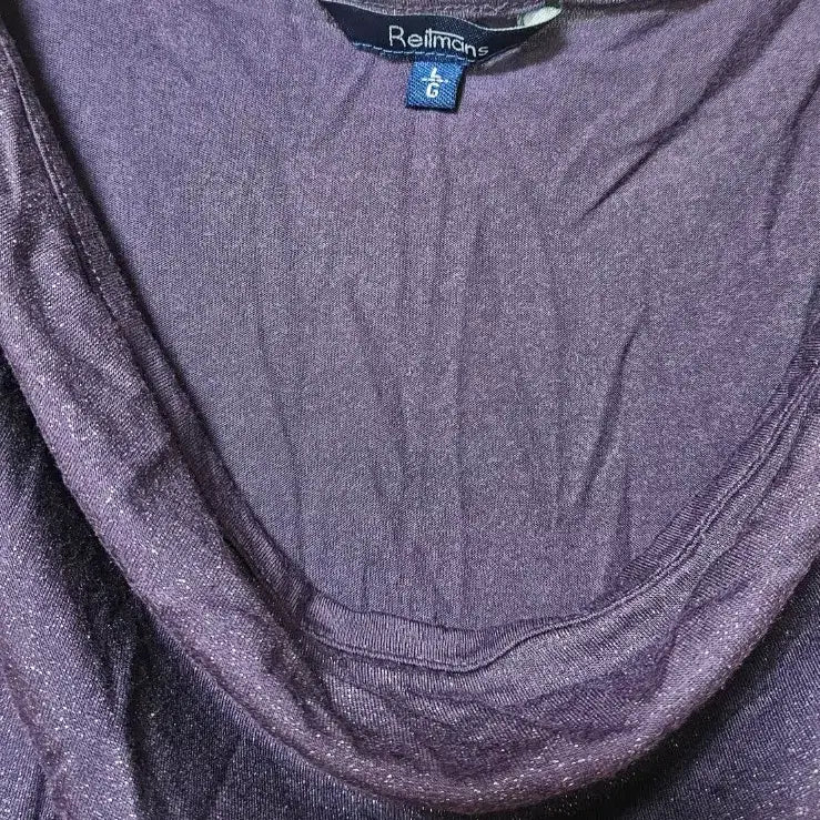 [BUNJANG] Soft Jersey Purple Dress / 부드러운 저지 원피스 L