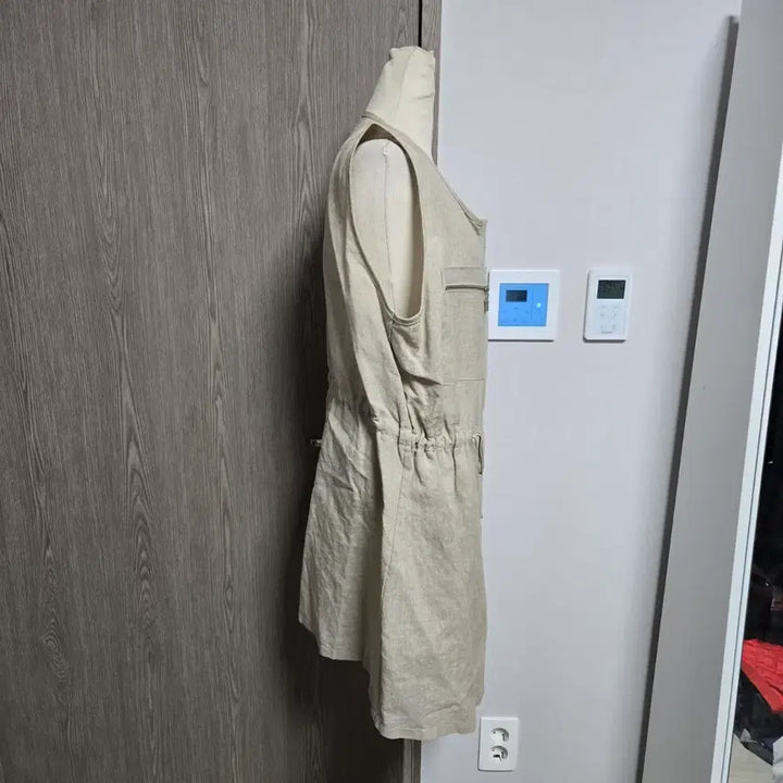 [BUNJANG] Tomato Shop Linen String Vest Beige / 고급스런 린넨 끈 조끼 베스트  베이지