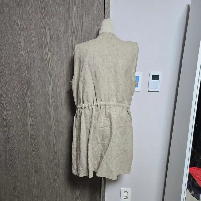 [BUNJANG] Tomato Shop Linen String Vest Beige / 고급스런 린넨 끈 조끼 베스트  베이지