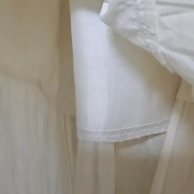 [BUNJANG] Ivory Cotton Ruffle Skirt / 아이보리 캉캉 면스커트