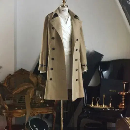 [BUNJANG] Milkcocoa Trench Coat &amp; Dress Bundle / (29->14.5)밀크코코아 제작 트렌치코트, 원피스