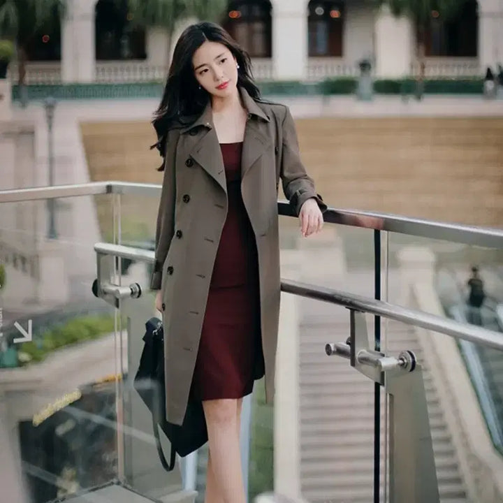 [BUNJANG] Milkcocoa Trench Coat &amp; Dress Bundle / (29->14.5)밀크코코아 제작 트렌치코트, 원피스