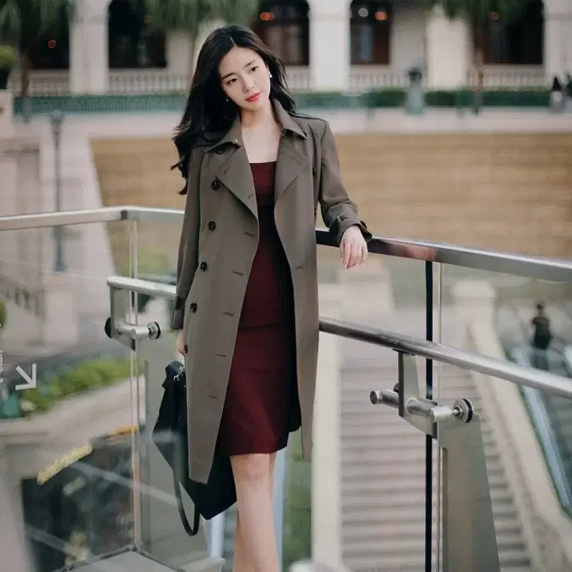[BUNJANG] Milkcocoa Trench Coat &amp; Dress Bundle / (29->14.5)밀크코코아 제작 트렌치코트, 원피스