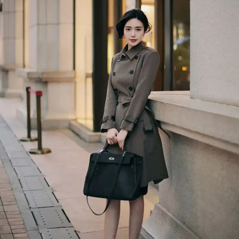 [BUNJANG] Milkcocoa Trench Coat &amp; Dress Bundle / (29->14.5)밀크코코아 제작 트렌치코트, 원피스
