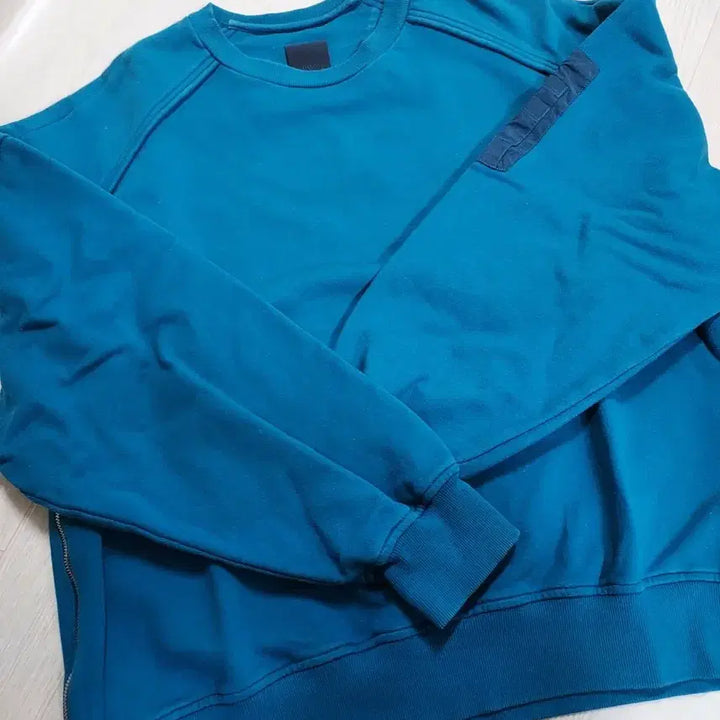 [BUNJANG] Juun.J MA-1 Teal Sweatshirt S / 준지 ma - 1 청록 맨투맨 S