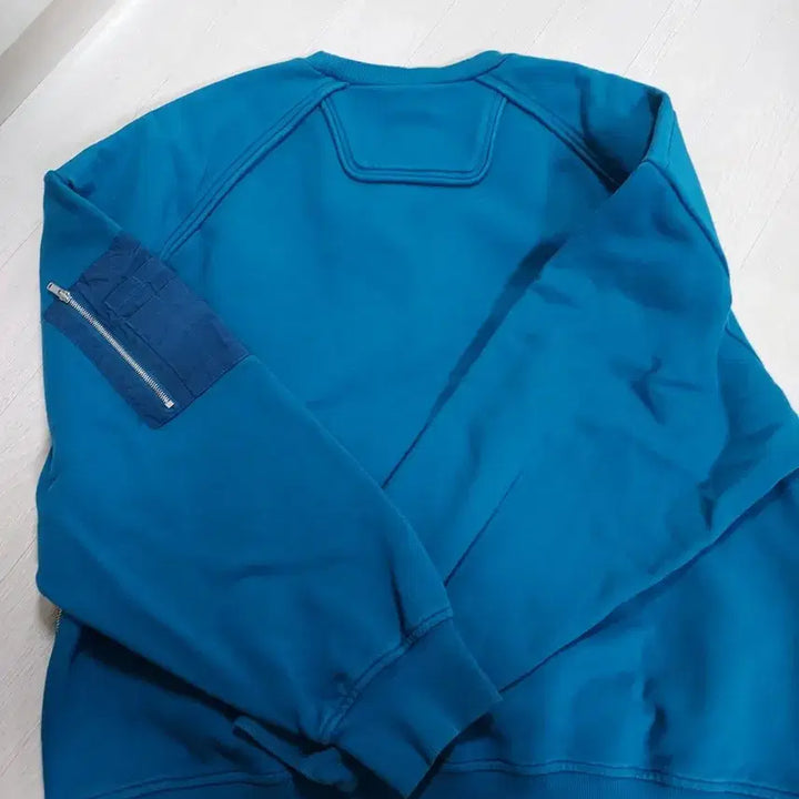 [BUNJANG] Juun.J MA-1 Teal Sweatshirt S / 준지 ma - 1 청록 맨투맨 S