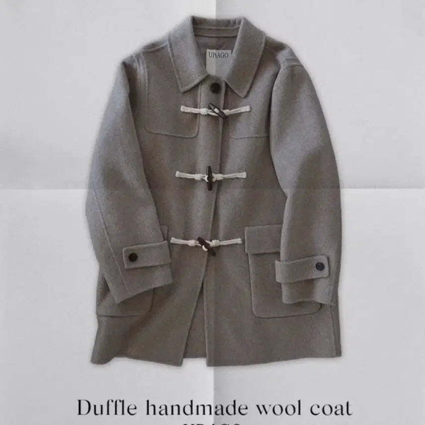 [BUNJANG] U.RAGO Handmade Duffle Coat / 유라고 핸드메이드 더플코트 떡볶이 코트