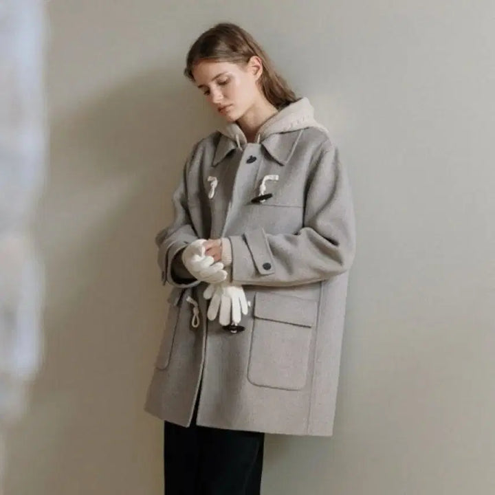 [BUNJANG] U.RAGO Handmade Duffle Coat / 유라고 핸드메이드 더플코트 떡볶이 코트