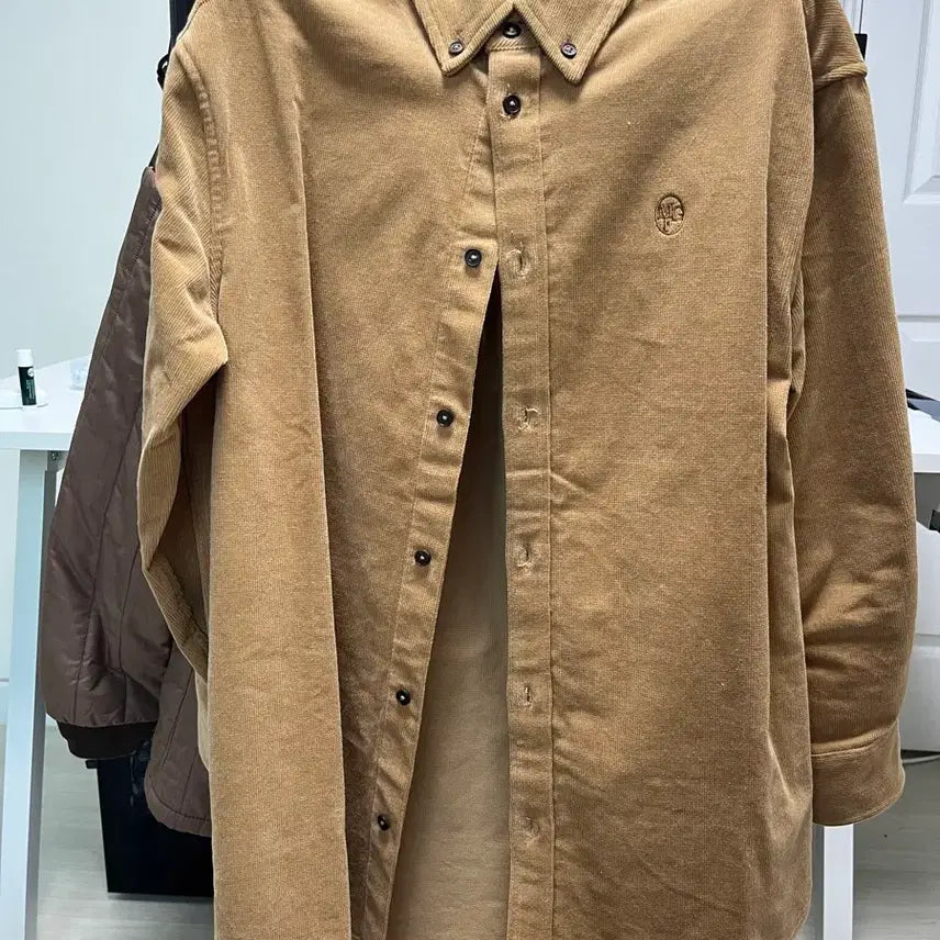 [BUNJANG] Marithe Francois Girbaud Corduroy Shirt Beige (M) / 마리떼 프랑소와 저버 코듀로이 셔츠 베이지 m사이즈