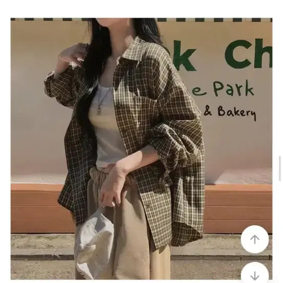 [BUNJANG] Checkered Shirt / 체크 남방 셔츠