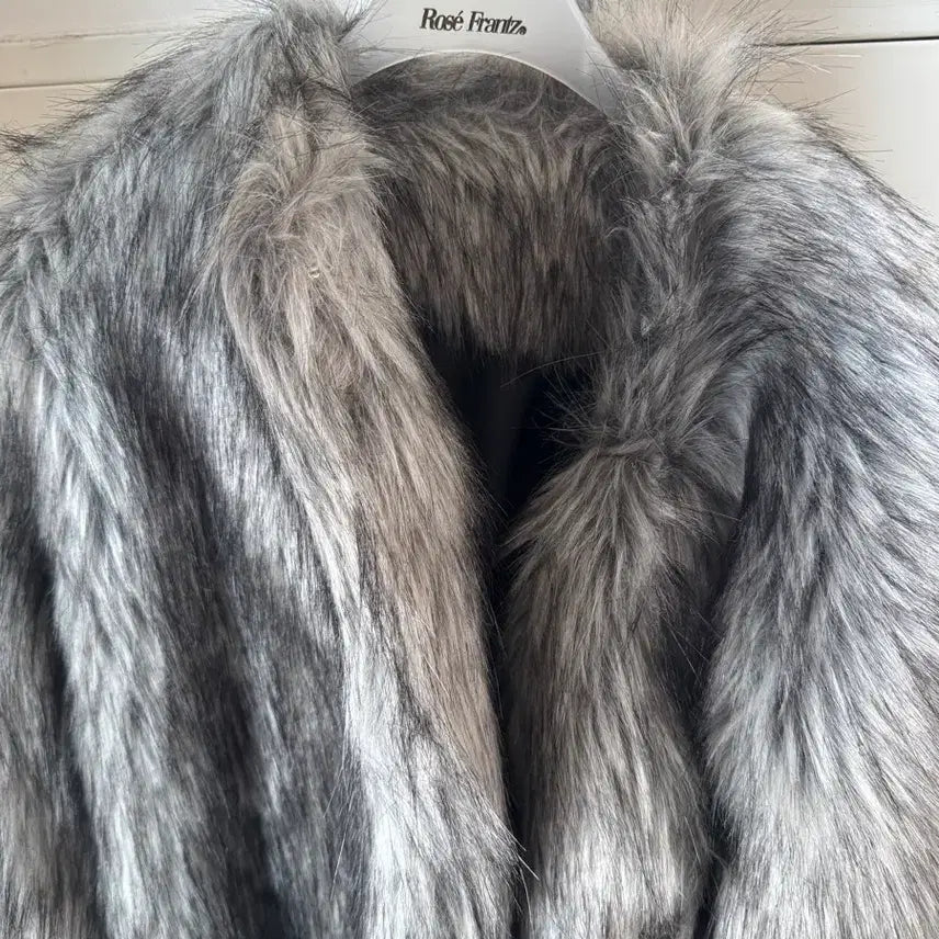 [BUNJANG] Rosee Franz Overfit Mix Fur Jacket / 로제프란츠 퍼자켓