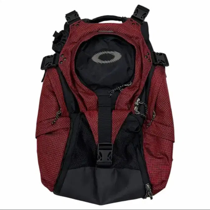 [BUNJANG] Oakley Vintage Technical Utility Backpack Red / 오클리 빈티지 아이콘 테크니컬 유틸리티 백팩 가방 레드
