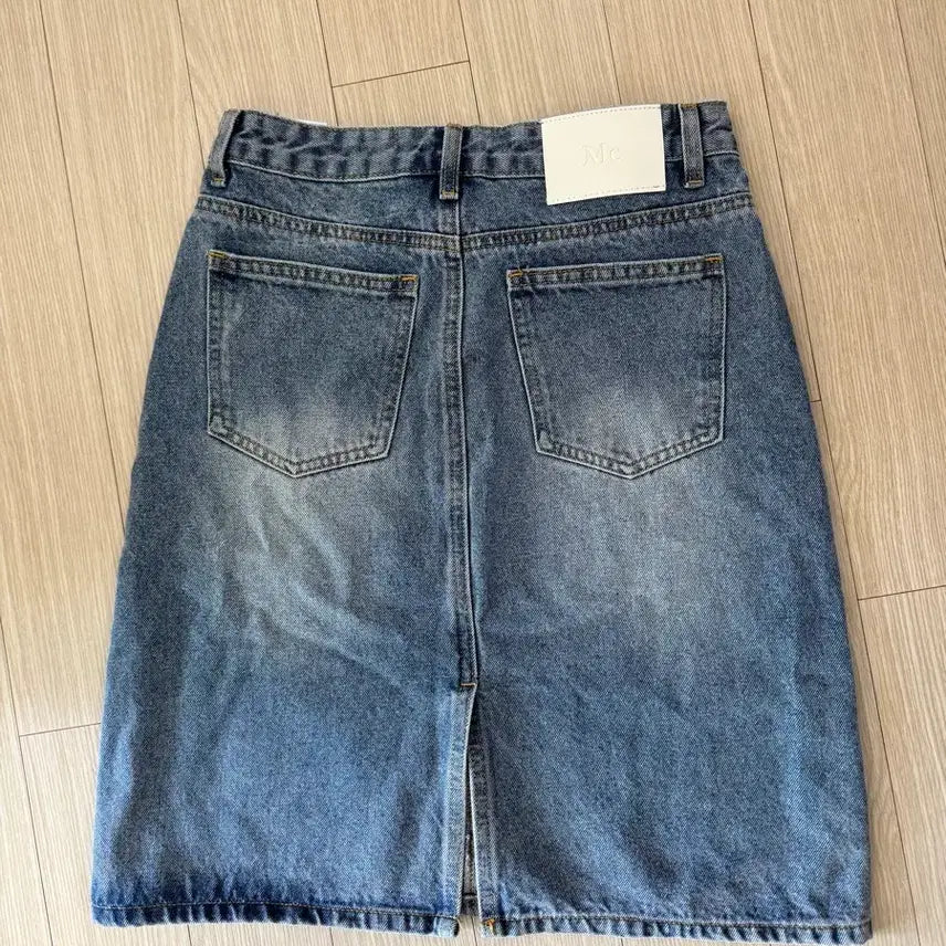 [BUNJANG] Denim Skirt / 여성 청 데님 스커트