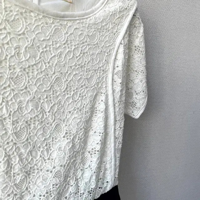[BUNJANG] Thyren Lovee White Lace Fabric Dress / Thyren Lovee 티렌러비 화이트 레이스 원단 원피스