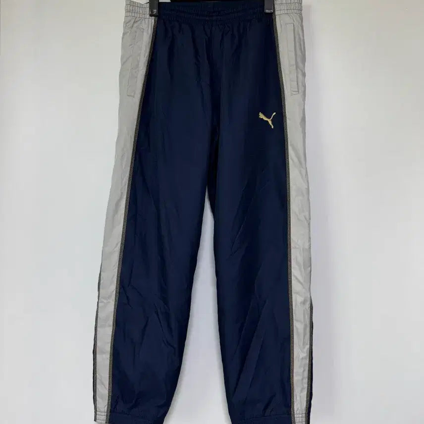 [BUNJANG] Puma Track Pants (Navy/Gold) - Size L / 푸마 네이비 골드 트랙 팬츠 L 허리 31-34