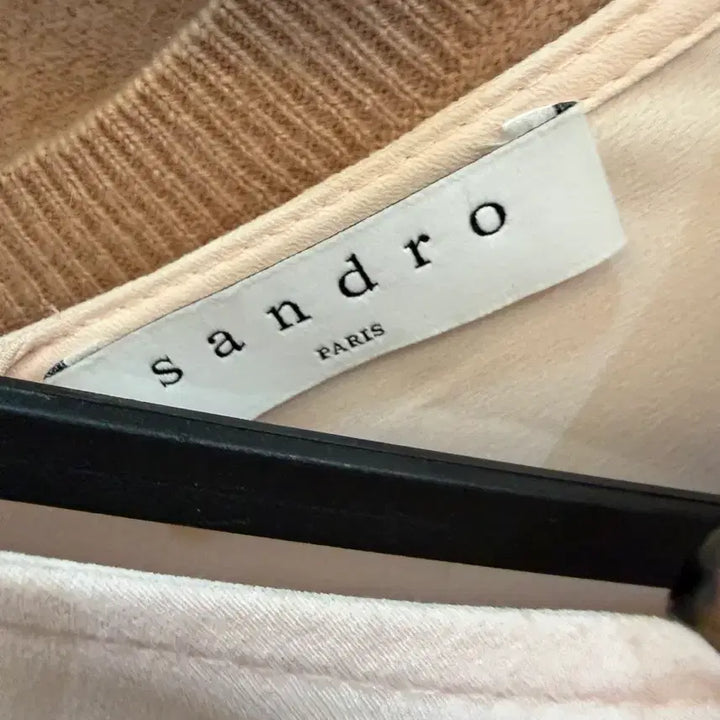 [BUNJANG] Sandro Pale Pink Midi Dress / 산드로 연핑크 원피스