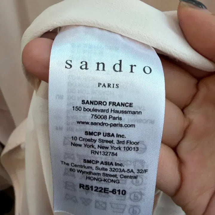 [BUNJANG] Sandro Pale Pink Midi Dress / 산드로 연핑크 원피스